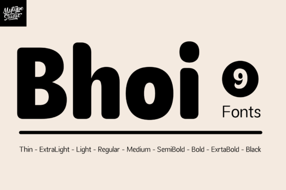 Bhoi: The Rounded Sans-Serif Font for Modern Digital Brands