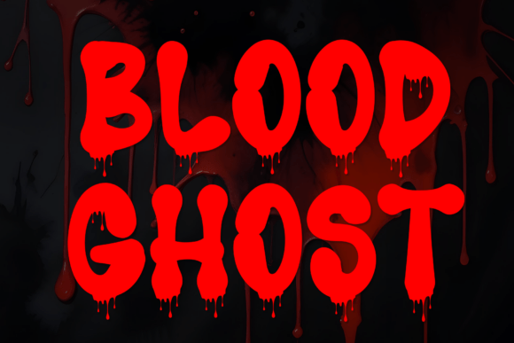 Blood Ghost: A Casual Display Font for Editorial Design