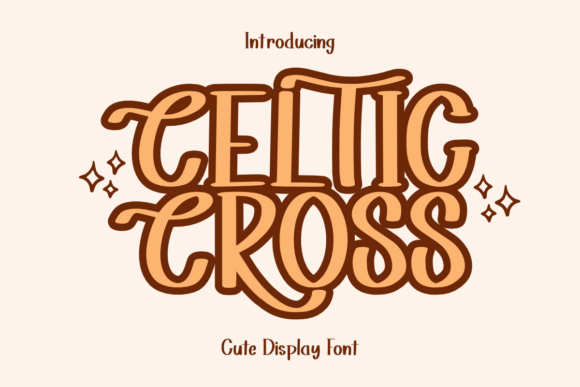 Celtic Cross: A Whimsical Display Font for Folklore Branding