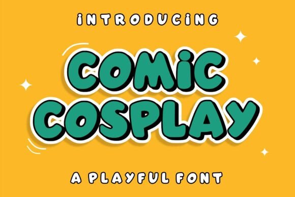 Comic Cosplay: The Bold Typeface for Vibrant Brand Identity
