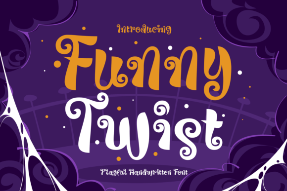Funny Twist: A Spooky Handwritten Display Font for Creative Branding
