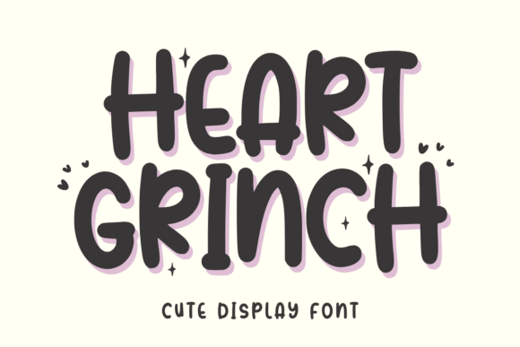 Heart Grinch: The Playful Display Font for Fun Digital Projects