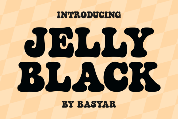Jelly Black: A Playful Display Typeface for Modern Editorial Design
