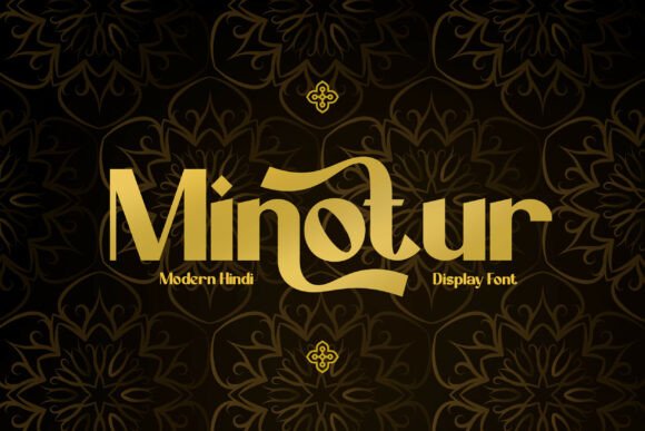 Minotur: A Modern Hindi Display Font for Editorial Design