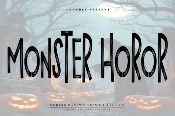 Monster Horor: A Spine-Tingling Display Typeface for Bold Branding