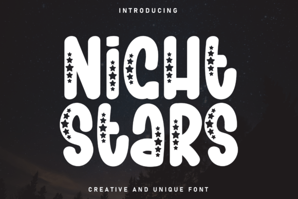 Night Stars: The Cosmic Display Typeface for Modern Web Design