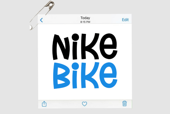 Nike Bike: A Fun Display Font for Modern Editorial Design