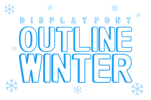 Outline Winter: A Bold Display Typeface for Modern Web Design