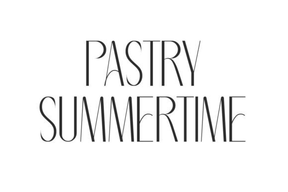 Pastry Summertime: The Modern Display Font for Editorial Design