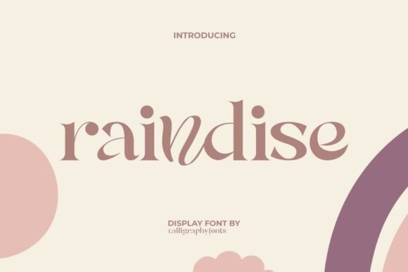 Raindise: The Vintage Display Font for Handmade Brands