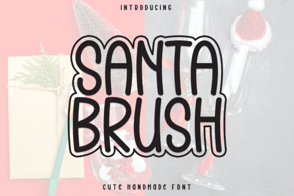 Santa Brush: A Handwritten Display Font for Editorial Design