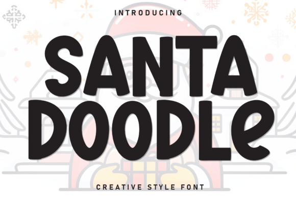 Santa Doodle: A Playful Display Typeface for Joyful Branding