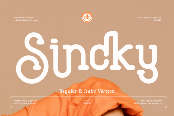 Sincky: The Premium Serif Display Font for Bold Brand Identity