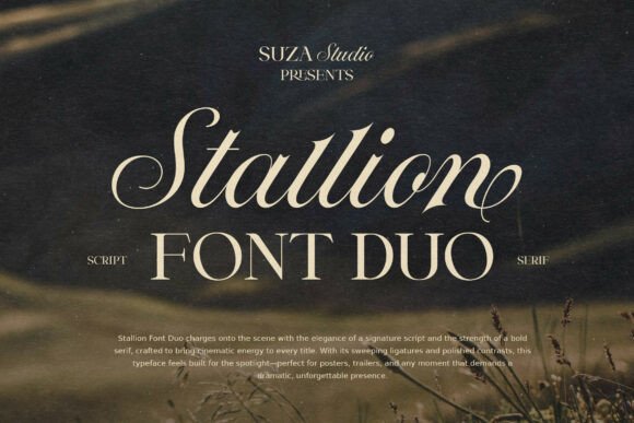 Stallion Duo: The Cinematic Typeface for Bold Campaigns