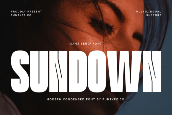 Sundown: The Modern Condensed Sans Serif Font for Digital Impact
